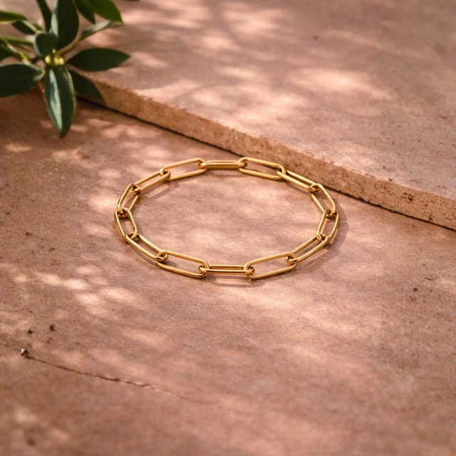 Atlas Paperclip Bracelet