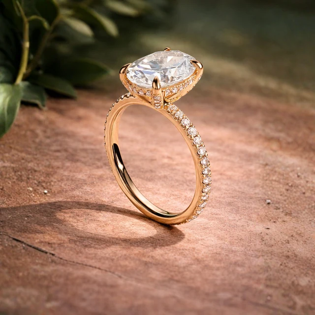 Aurora Hidden Halo Oval