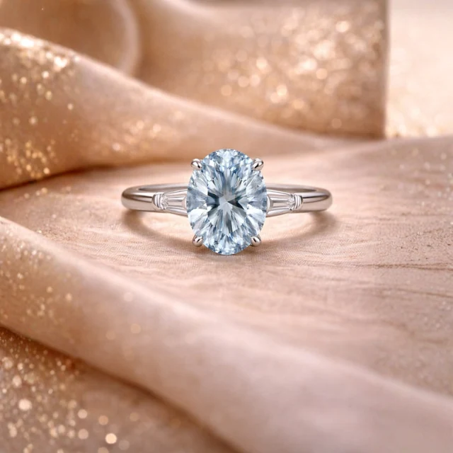 Céleste Oval Trilogy Ring